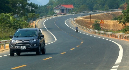 Cao tốc Hòa Bình - Sơn La sẽ kết nối với đường Hòa Lạc - Hòa Bình hiện nay. Ảnh: Bá Đô